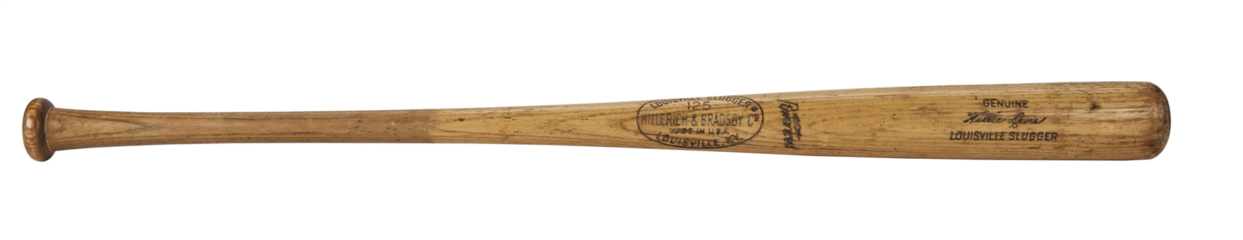 1969-70 Willie Davis Dodgers Game Used Hillerich & Bradsby A99 Model Bat (PSA/DNA)
